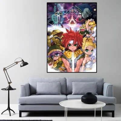 Chrono Trigger Poster Home Room Decor Aesthetic Art Wall Painting Stickers 6 - Chrono Trigger Merch